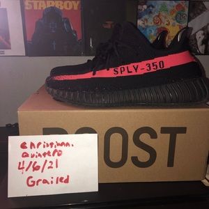 Yeezy boost 350 V2 red stripe 2016